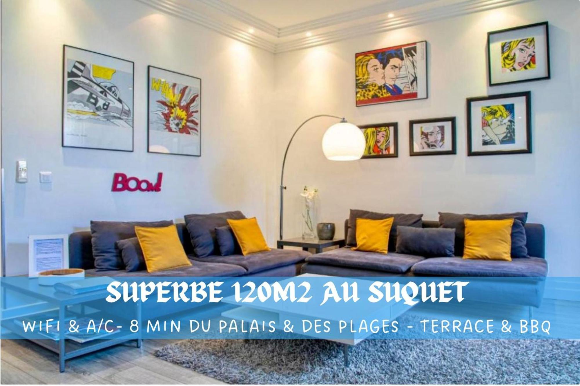 Superbe 120M2 Au Suquet - Property With Style カンヌ エクステリア 写真